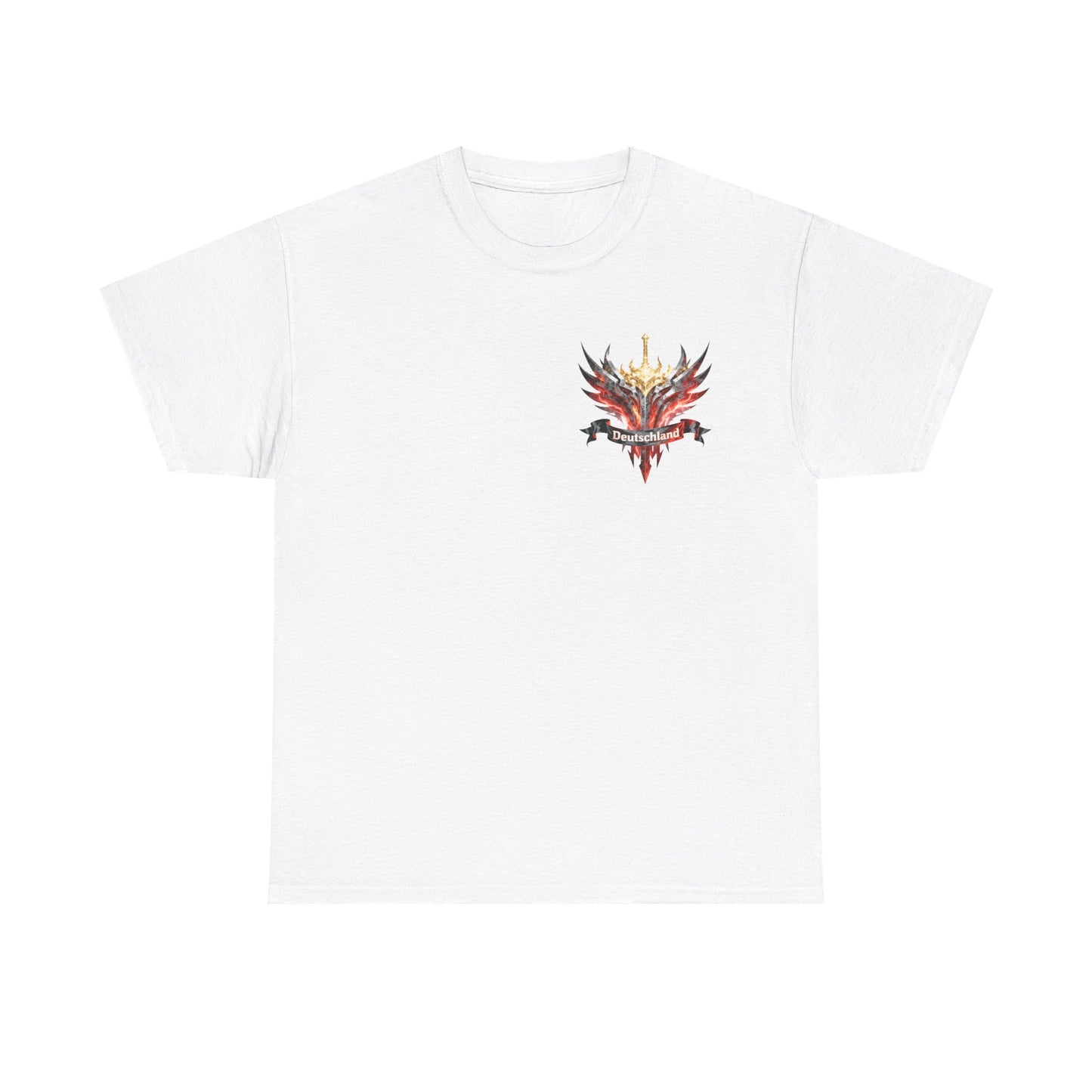 Unisex-T-Shirt aus Baumwolle - Deutschland | Druck auf Vorder- und Hinterseite