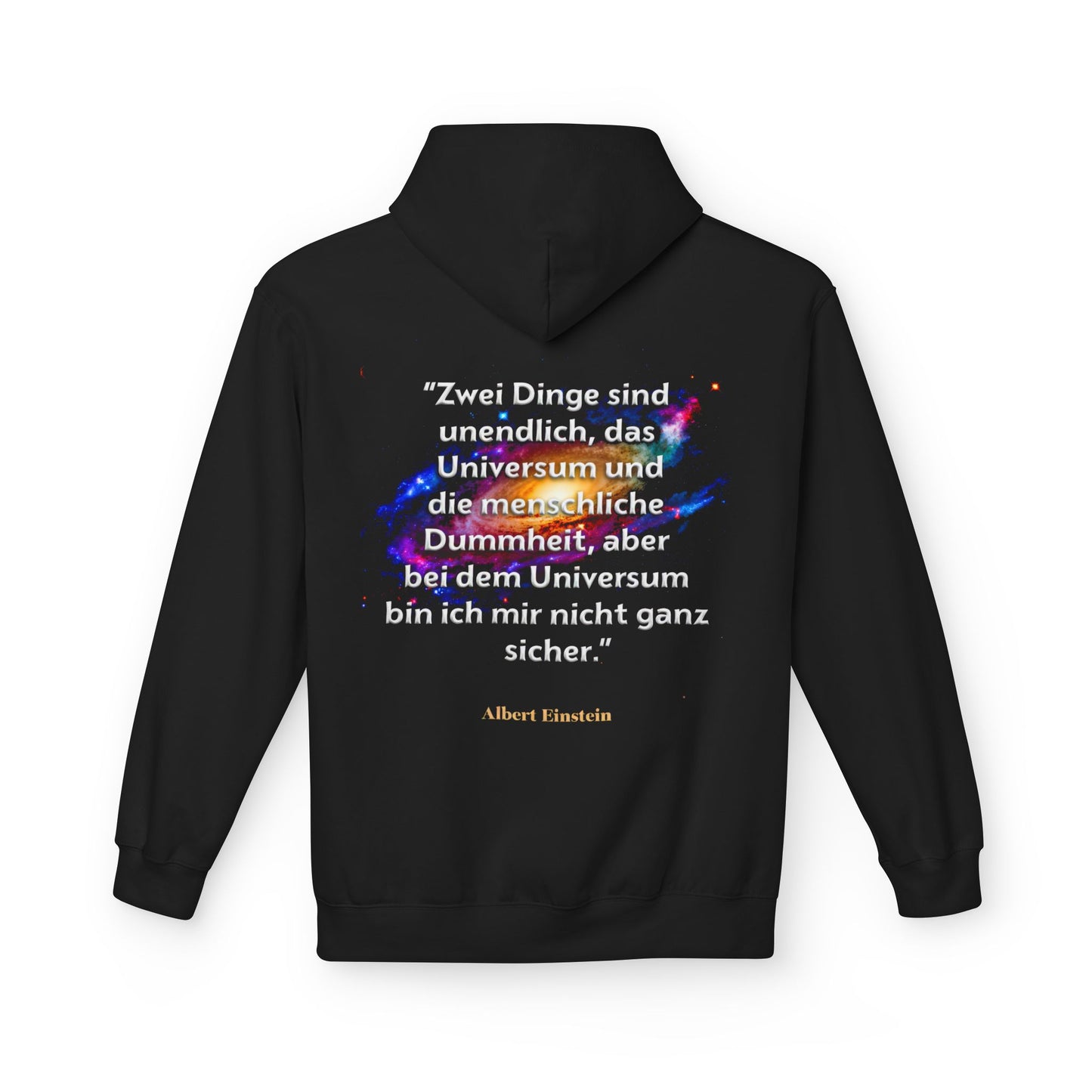 Hoodie Sweatshirt | Albert Einstein - Menschliche Dummheit