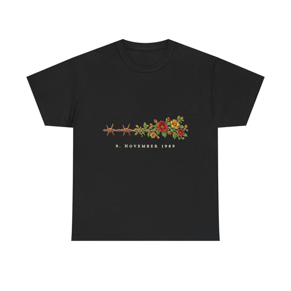 Unisex-T-Shirt aus Baumwolle - 09. November 1989