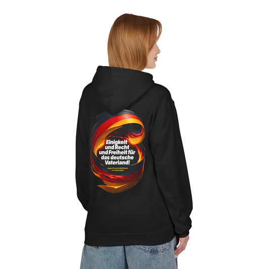 Hoodie Sweatshirt | Hoffmann von Fallersleben - Einigkeit, Recht, Freiheit