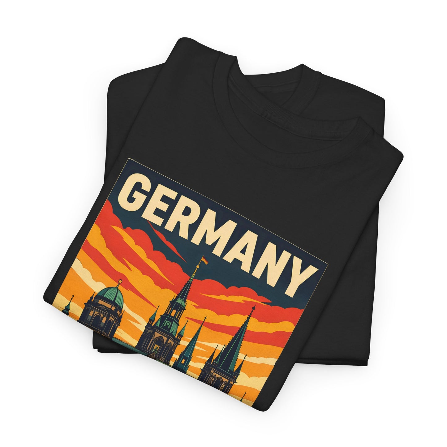 Unisex-T-Shirt aus Baumwolle - Germany
