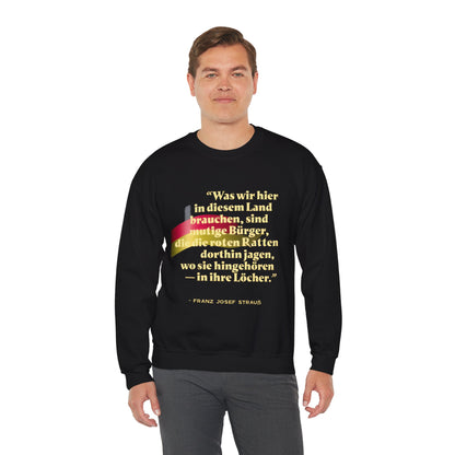 Unisex Heavy Blend™ Rundhals-Sweatshirt - Franz Josef Strauß | Mutige Bürger