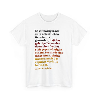 Unisex-T-Shirt aus Baumwolle - Julius Langbehn | Rapider Verfall