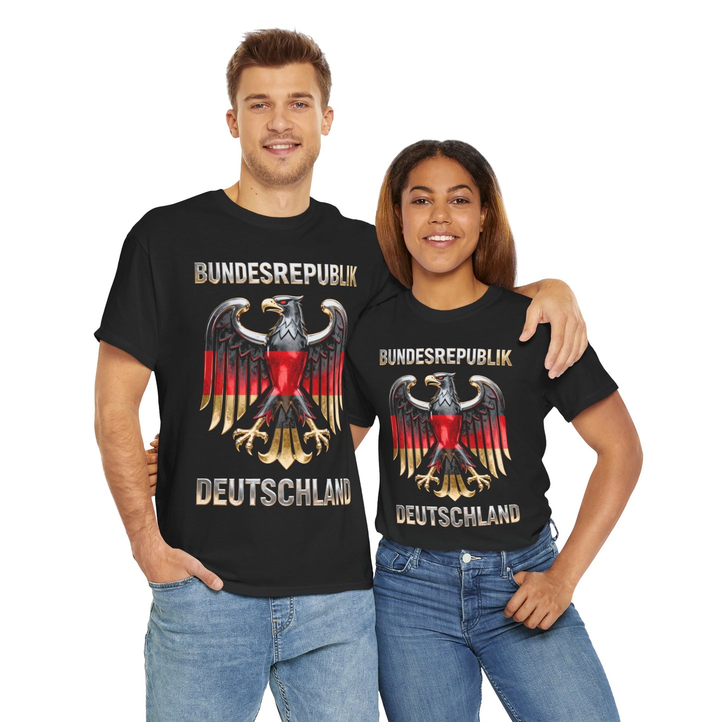 Unisex-T-Shirt aus Baumwolle - BRD | Einigkeit, Recht, Freiheit
