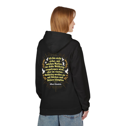 Hoodie Sweatshirt | Albert Einstein - 4. Weltkrieg
