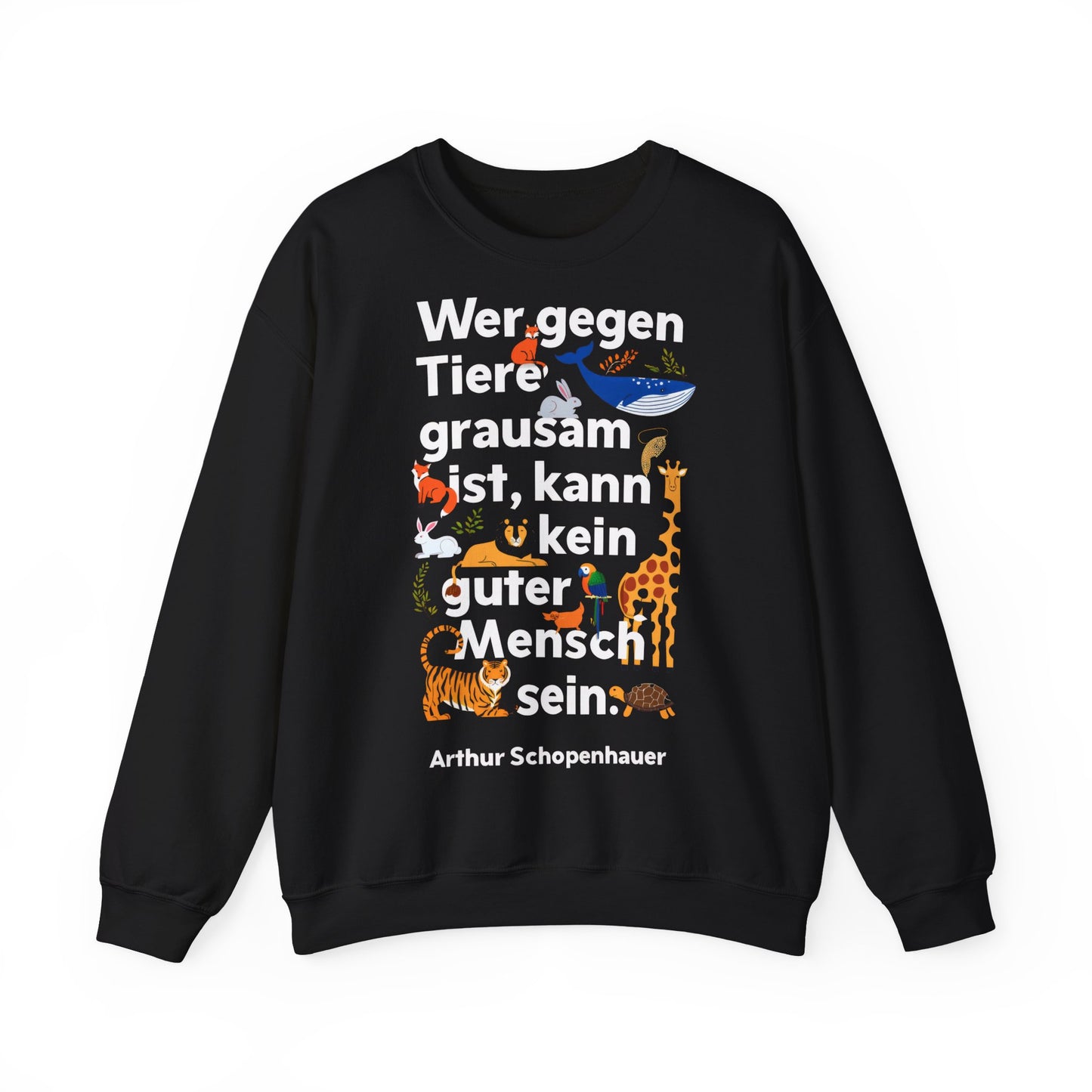 Unisex Heavy Blend™ Rundhals-Sweatshirt - Arthur Schopenhauer | Kein guter Mensch