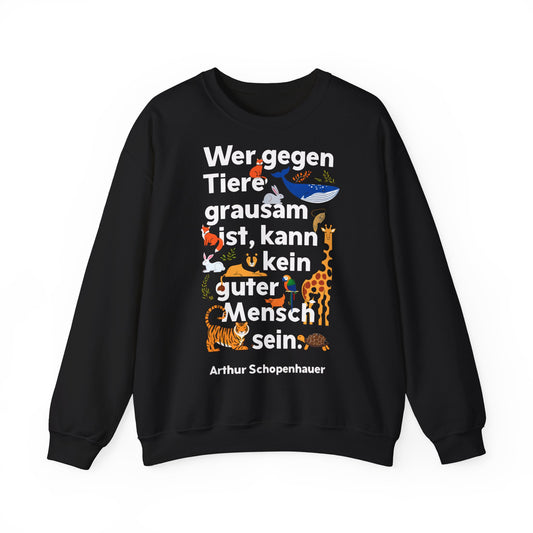 Unisex Heavy Blend™ Rundhals-Sweatshirt - Arthur Schopenhauer | Kein guter Mensch