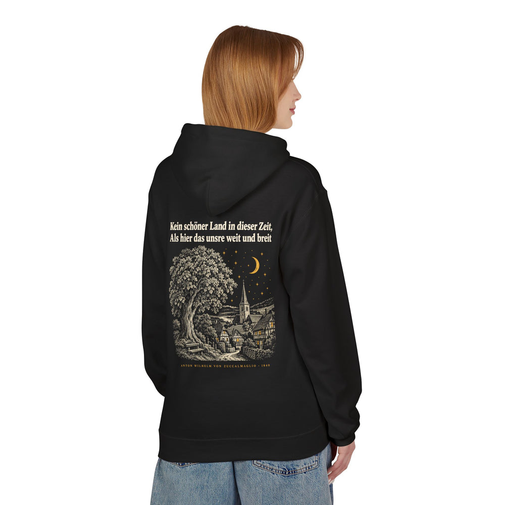 Hoodie Sweatshirt - Anton Wilhelm von Zuccalmaglio | Kein schöner Land in dieser Zeit