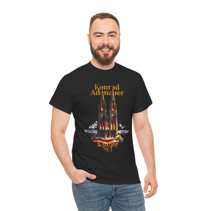 Unisex-T-Shirt aus Baumwolle - Konrad Adenauer | Kanzler Nr. 1