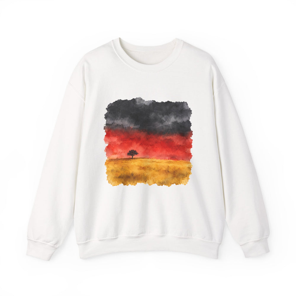 Unisex Heavy Blend™ Rundhals-Sweatshirt - Deutschlandflagge | Acrylstil