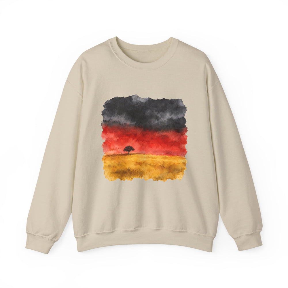 Unisex Heavy Blend™ Rundhals-Sweatshirt - Deutschlandflagge | Acrylstil