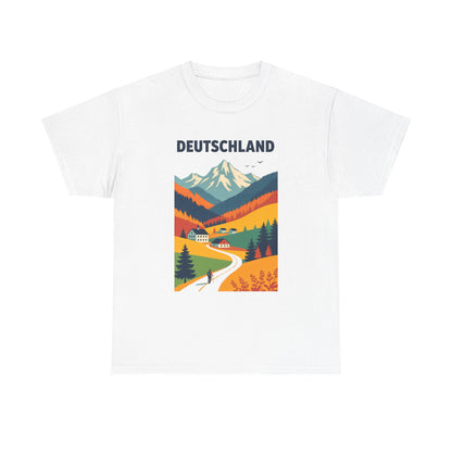 Unisex-T-Shirt aus Baumwolle - Deutschland | Landschaft