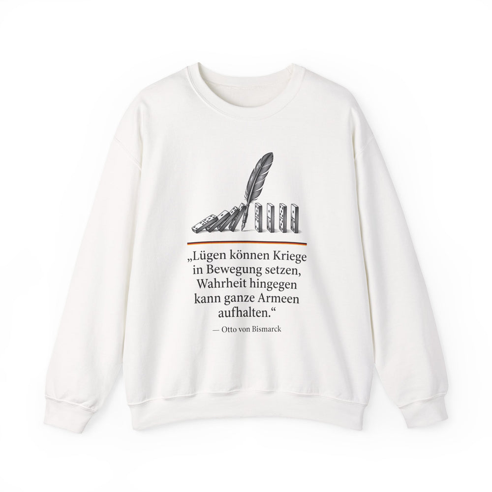 Unisex Heavy Blend™ Rundhals-Sweatshirt - Otto von Bismarck | Lügen können Kriege in Bewegung setzen