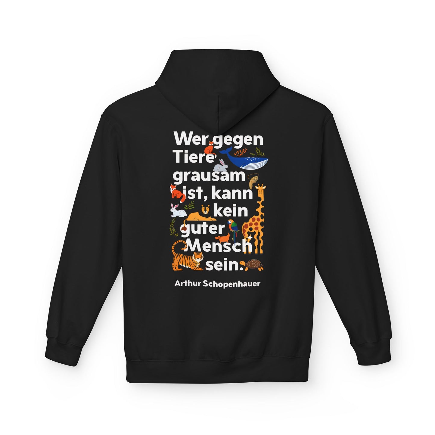 Hoodie Sweatshirt | Arthur Schopenhauer - Kein guter Mensch