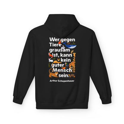 Hoodie Sweatshirt | Arthur Schopenhauer - Kein guter Mensch