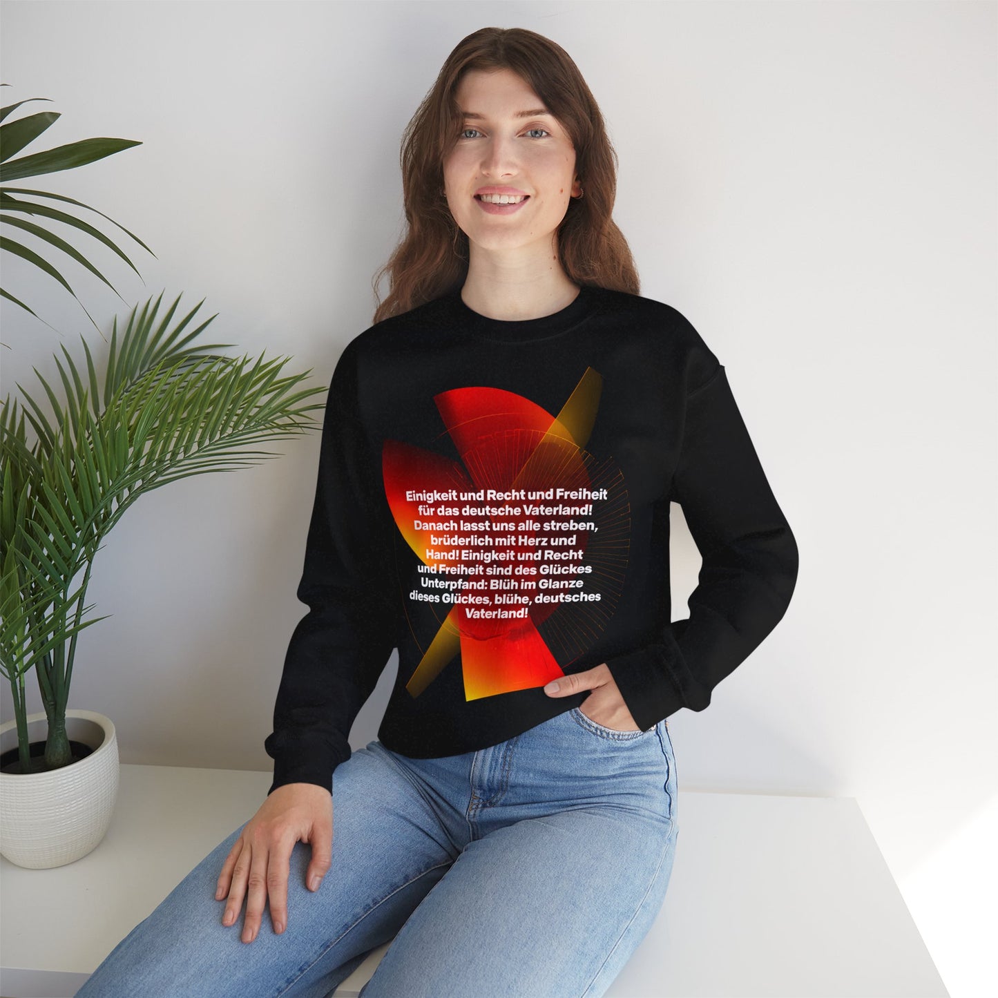Unisex Heavy Blend™ Rundhals-Sweatshirt - Deutschlandlied 3. Strophe
