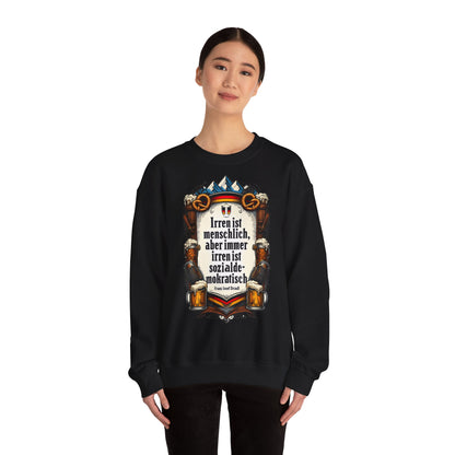 Unisex Heavy Blend™ Rundhals-Sweatshirt - Franz Josef Strauß | Irren ist menschlich