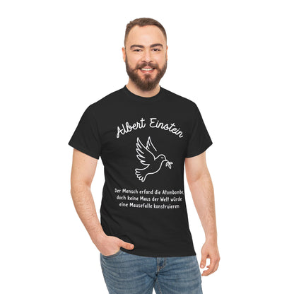 Unisex-T-Shirt aus Baumwolle - Albert Einstein | Mausefalle