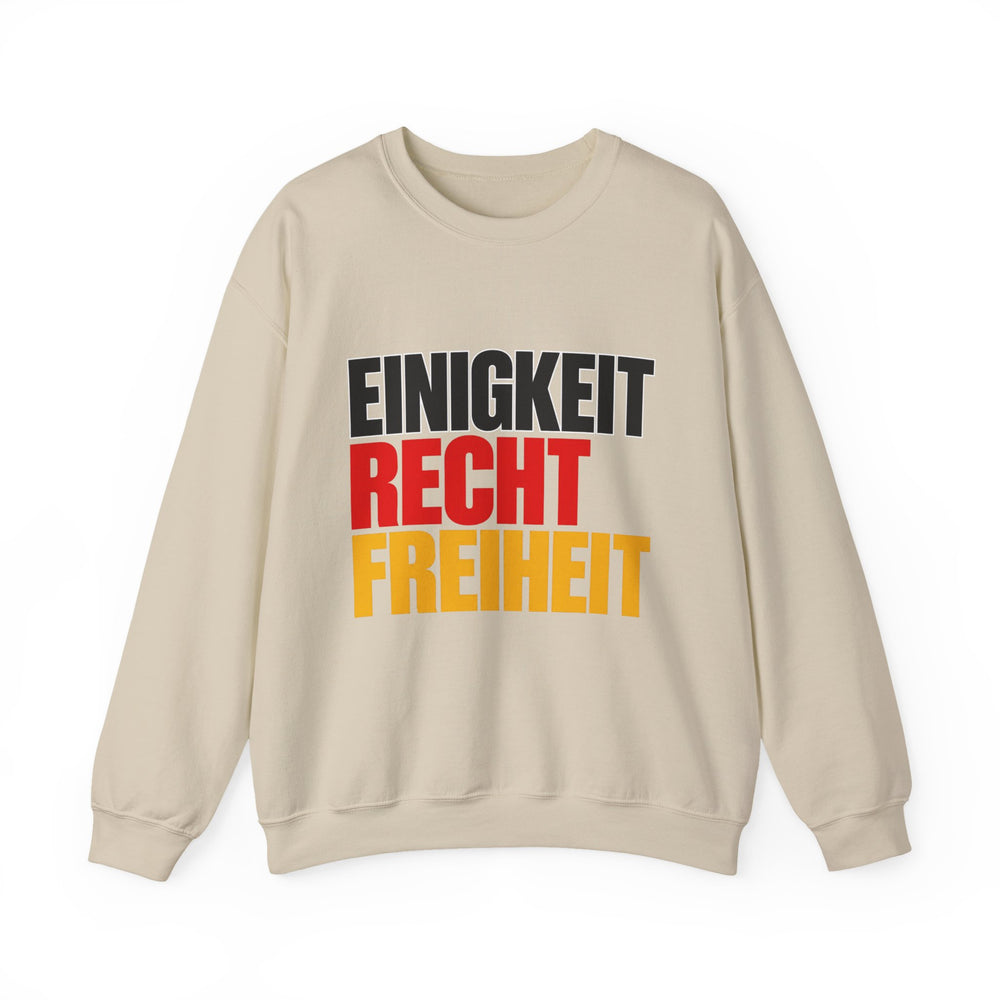 Unisex Heavy Blend™ Rundhals-Sweatshirt - Einigkeit, Recht, Freiheit | Schwarz-Rot-Gold