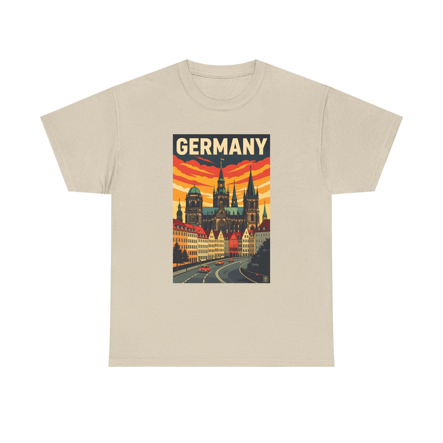 Unisex-T-Shirt aus Baumwolle - Germany