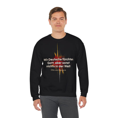 Unisex Heavy Blend™ Rundhals-Sweatshirt - Otto von Bismarck | Wir Deutsche fürchten Gott