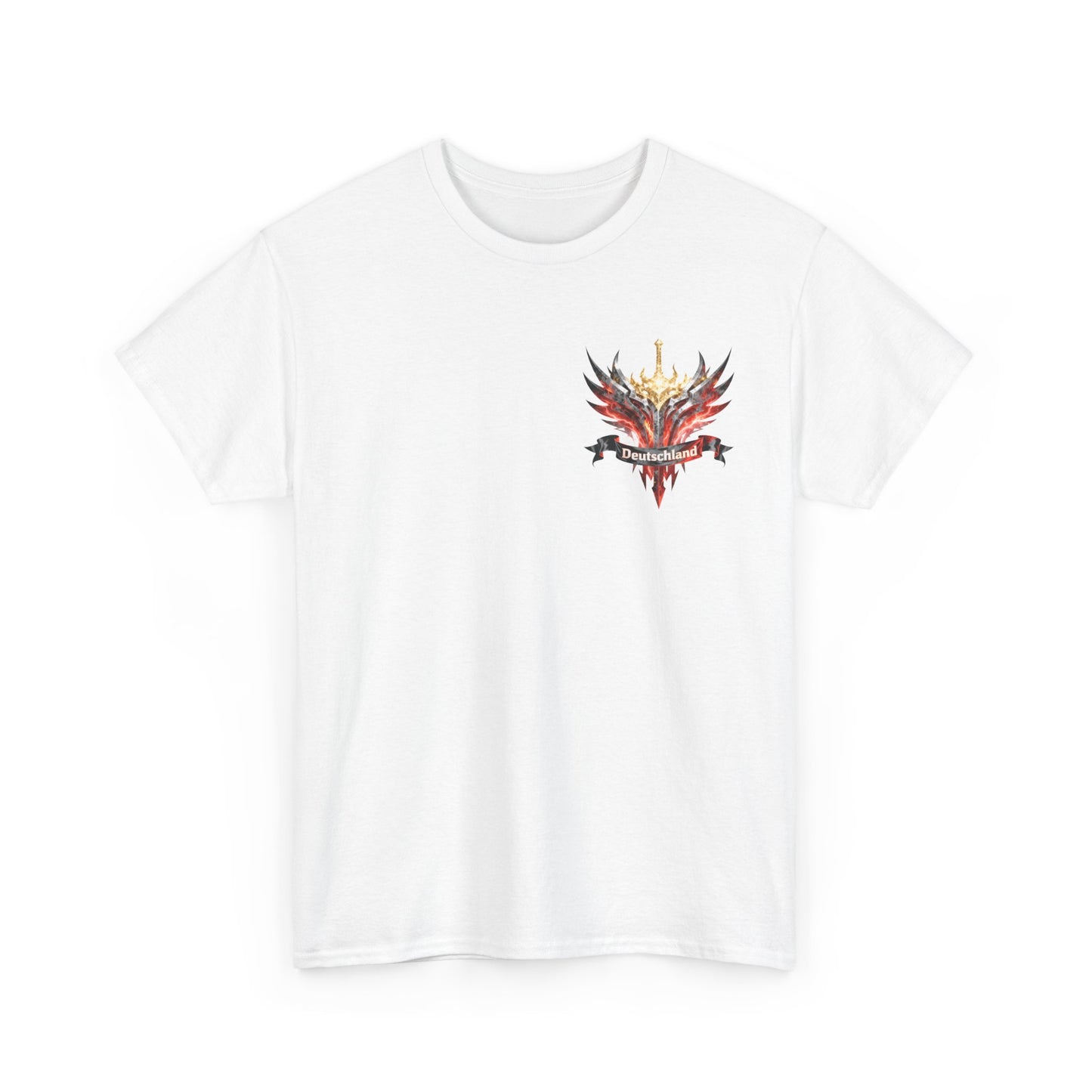 Unisex-T-Shirt aus Baumwolle - Deutschland | Druck auf Vorder- und Hinterseite