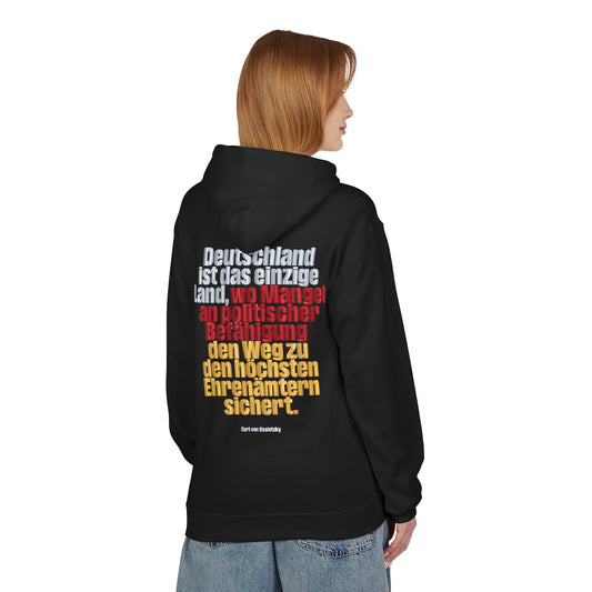Hoodie Sweatshirt | Carl von Ossietzky - Mangel an Befähigung