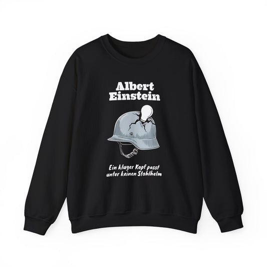 Unisex Heavy Blend™ Rundhals-Sweatshirt - Albert Einstein | Stahlhelm