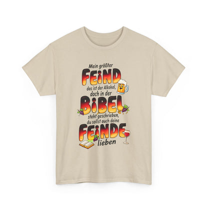 Unisex-T-Shirt aus Baumwolle - Deutscher Trinkspruch | Bibel