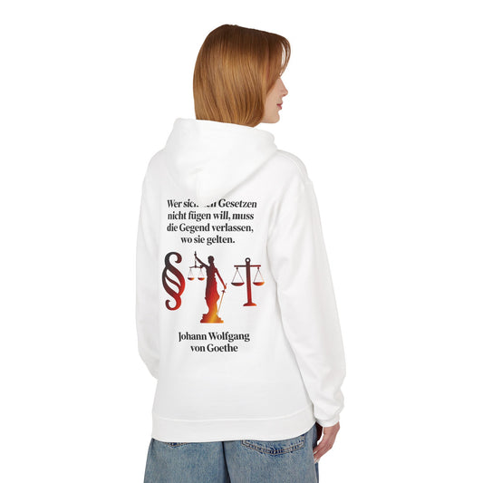 Hoodie Sweatshirt | Johann Wolfgang von Goethe - Gesetze