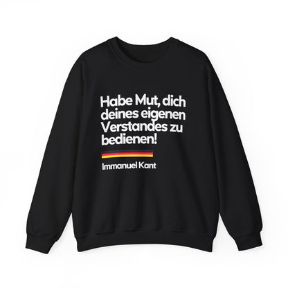 Unisex Heavy Blend™ Rundhals-Sweatshirt - Immanuel Kant | Habe Mut, dich deines eigenen Verstandes zu bedienen