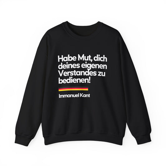 Unisex Heavy Blend™ Rundhals-Sweatshirt - Immanuel Kant | Habe Mut, dich deines eigenen Verstandes zu bedienen