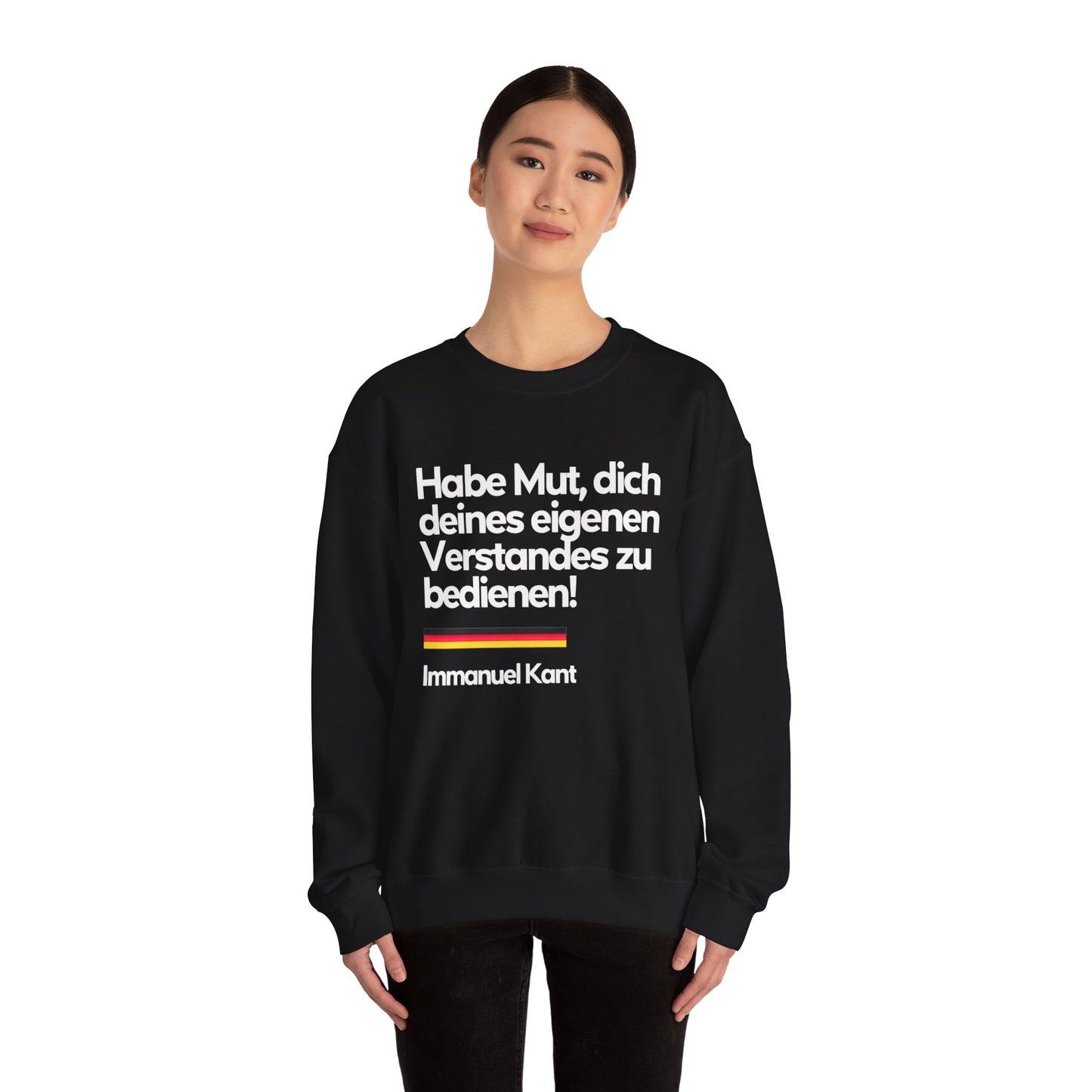 Unisex Heavy Blend™ Rundhals-Sweatshirt - Immanuel Kant | Habe Mut, dich deines eigenen Verstandes zu bedienen