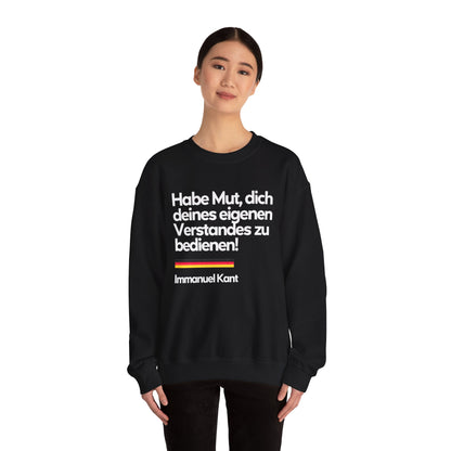 Unisex Heavy Blend™ Rundhals-Sweatshirt - Immanuel Kant | Habe Mut, dich deines eigenen Verstandes zu bedienen