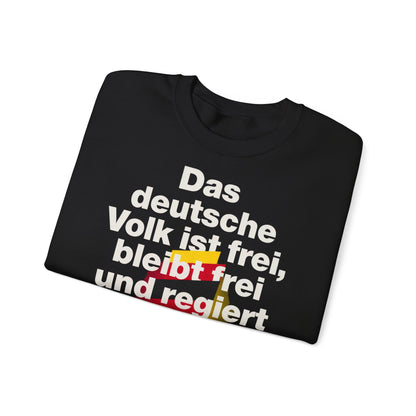 Unisex Heavy Blend™ Rundhals-Sweatshirt - Friedrich Ebert | Das deutsche Volk ist frei