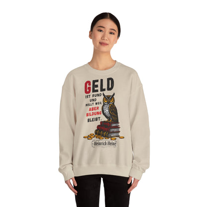 Unisex Heavy Blend™ Rundhals-Sweatshirt - Heinrich Heine | Geld rollt weg