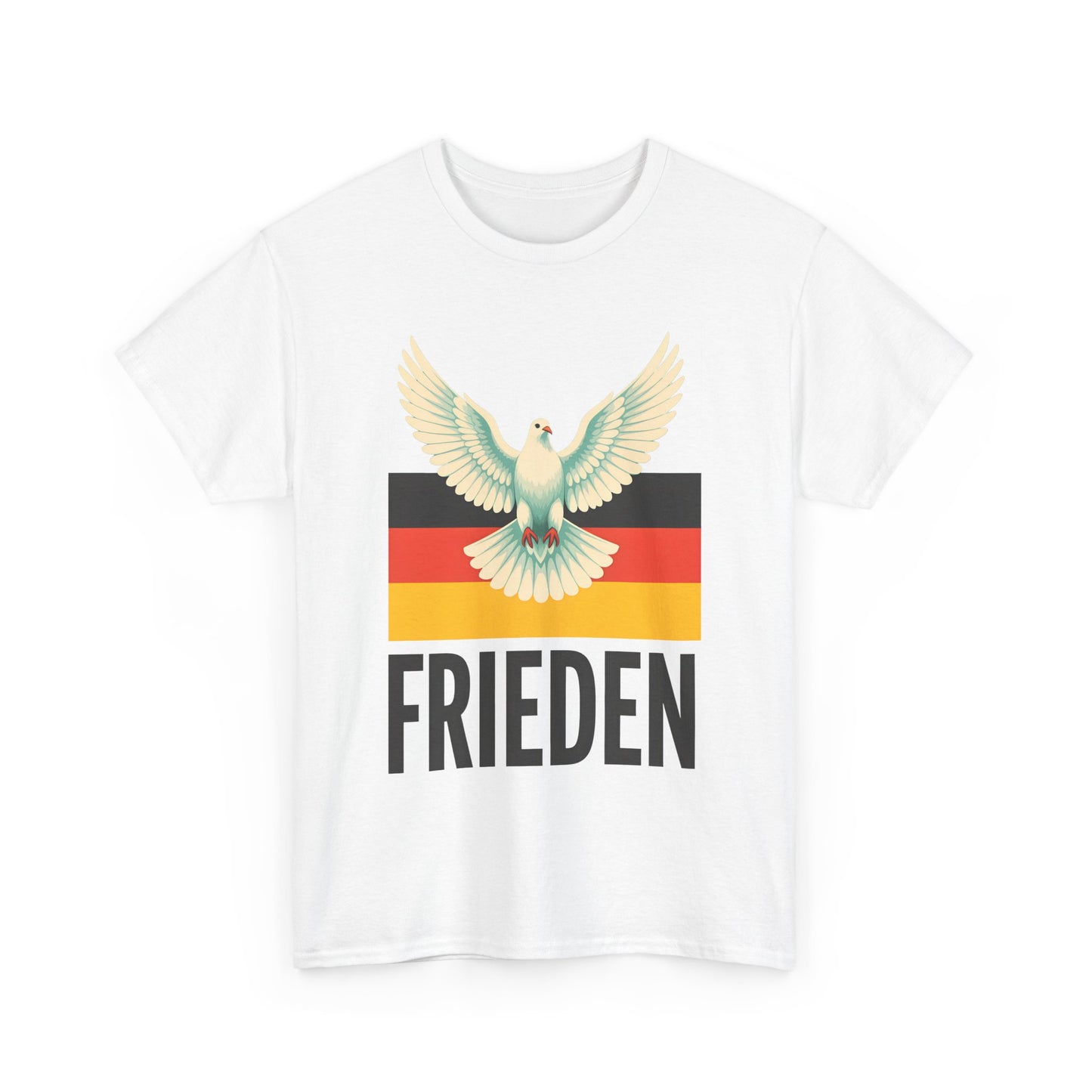 Unisex-T-Shirt aus Baumwolle - Frieden