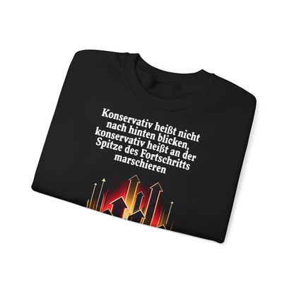 Unisex Heavy Blend™ Rundhals-Sweatshirt - Franz Josef Strauß | Spitze des Fortschritts