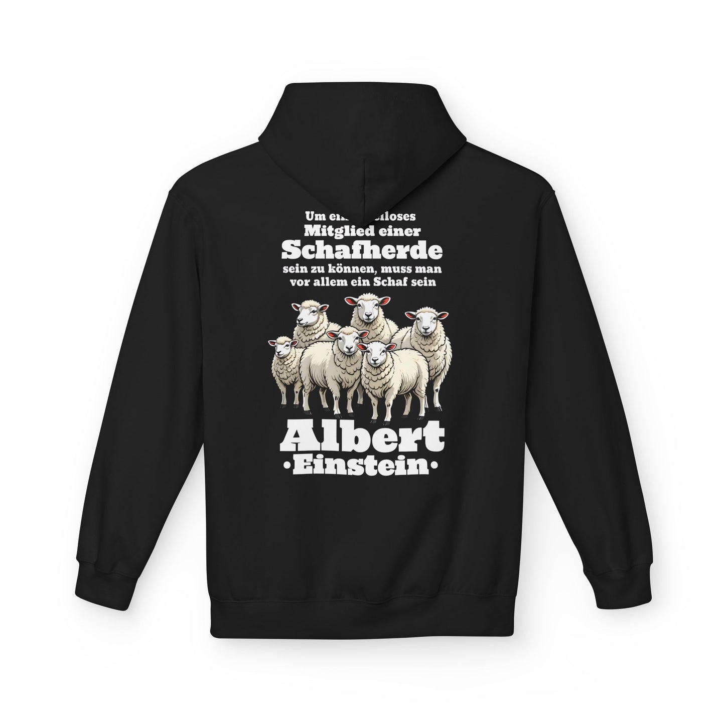 Hoodie Sweatshirt | Albert Einstein - Schafherde