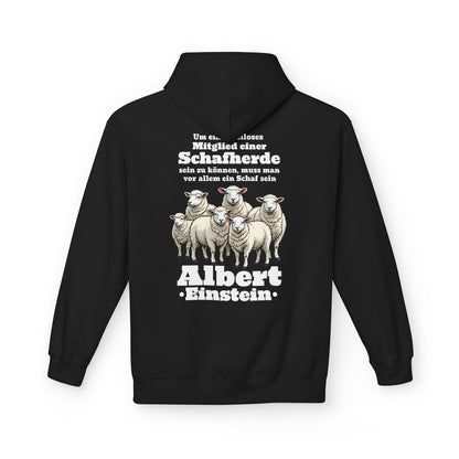 Hoodie Sweatshirt | Albert Einstein - Schafherde