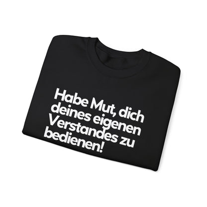 Unisex Heavy Blend™ Rundhals-Sweatshirt - Immanuel Kant | Habe Mut, dich deines eigenen Verstandes zu bedienen