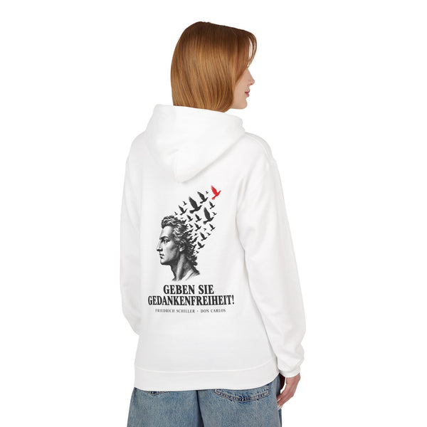 Hoodie Sweatshirt - Friedrich Schiller | Geben Sie Gedankenfreiheit!