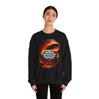 Unisex Heavy Blend™ Rundhals-Sweatshirt - Hoffmann von Fallersleben | Einigkeit, Recht, Freiheit