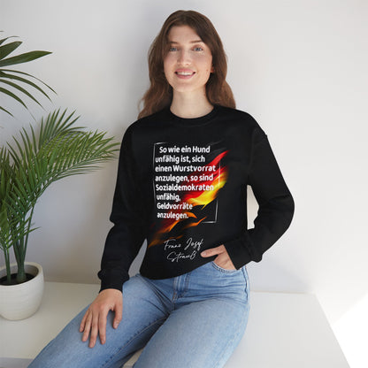 Unisex Heavy Blend™ Rundhals-Sweatshirt - Franz Josef Strauß | Wurstvorrat