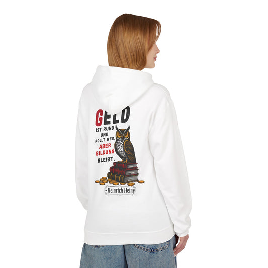 Hoodie Sweatshirt | Heinrich Heine - Geld rollt weg