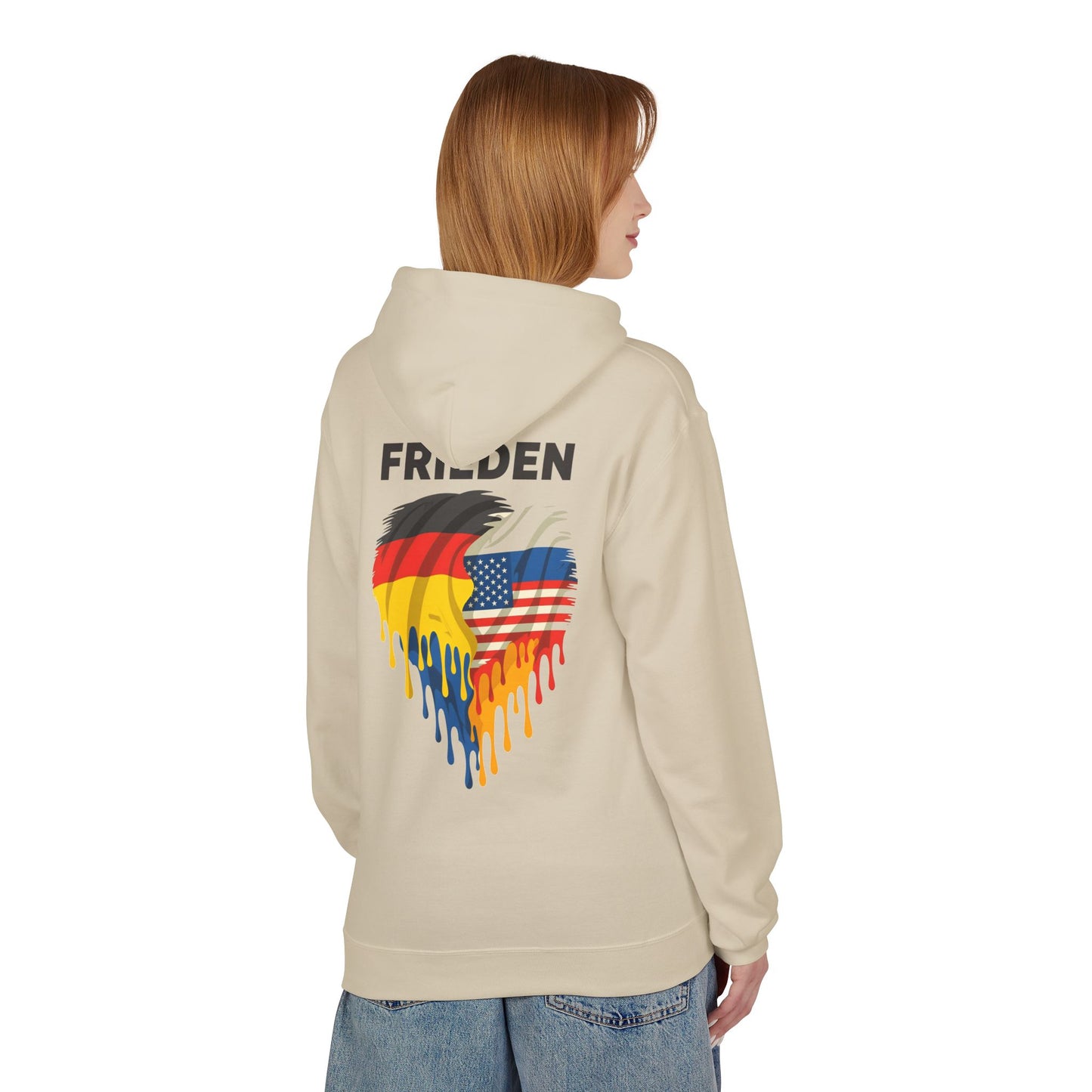 Hoodie Sweatshirt | Frieden - Herz