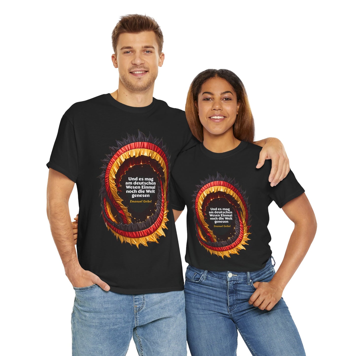 Unisex-T-Shirt aus Baumwolle - Emanuel Geibel | Deutsches Wesen