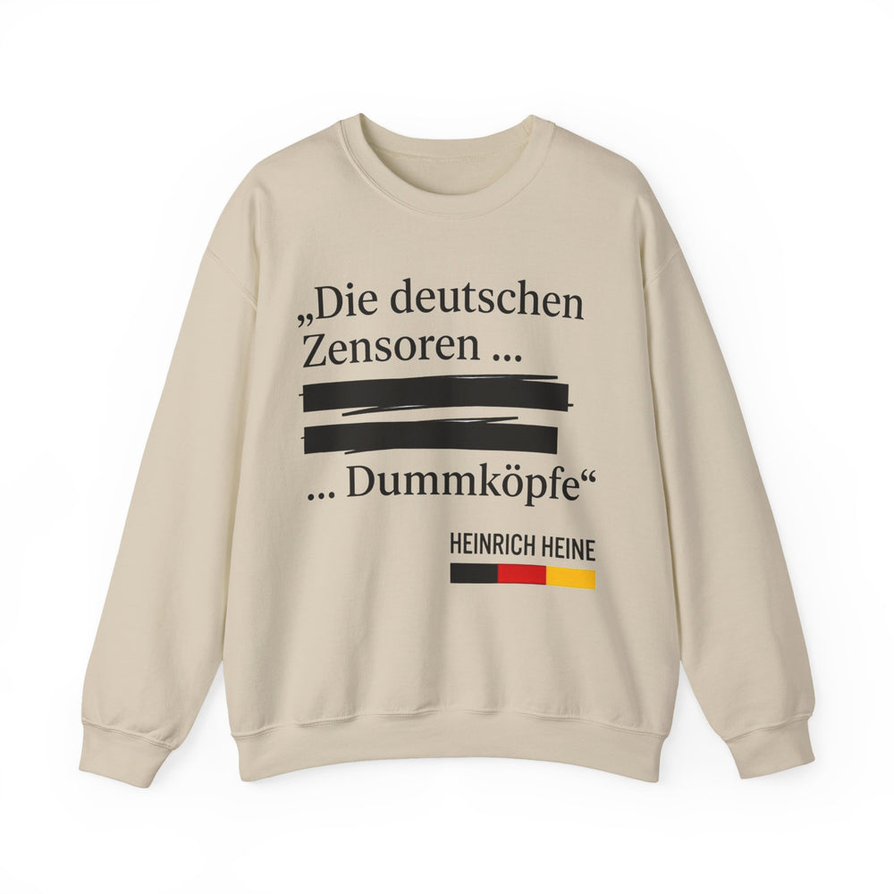 Unisex Heavy Blend™ Rundhals-Sweatshirt - Heinrich Heine | Die Deutschen Zensoren