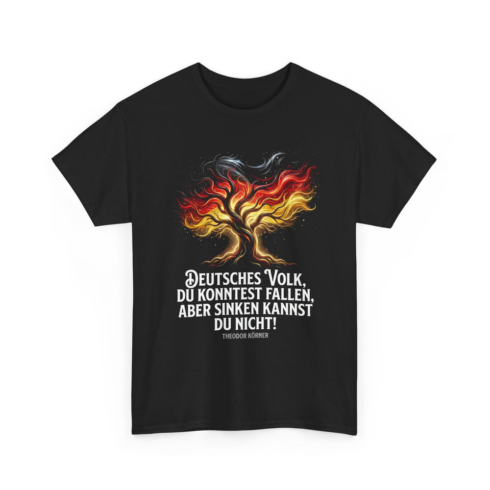 Unisex-T-Shirt aus Baumwolle - Theodor Körner | Aber sinken kannst du nicht