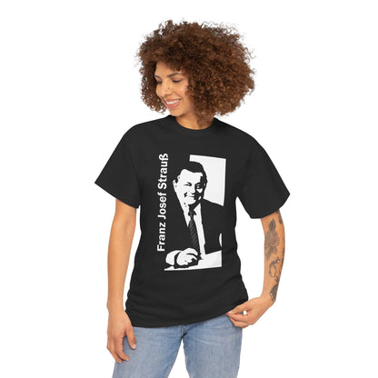 Unisex-T-Shirt aus Baumwolle - Franz Josef Strauß | Silhouette 2